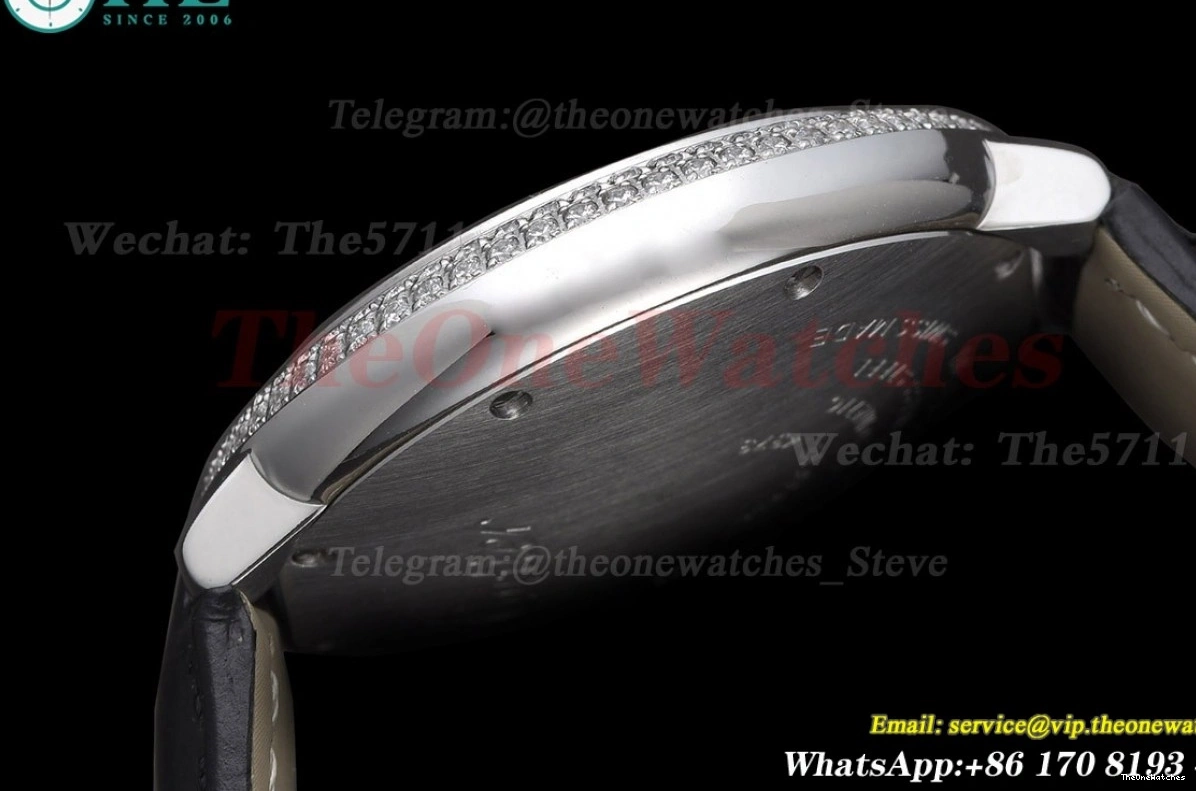 GDF Dial Cartier LE 33mm De Silver Dia SS Bleu NH05 Ballon 0415